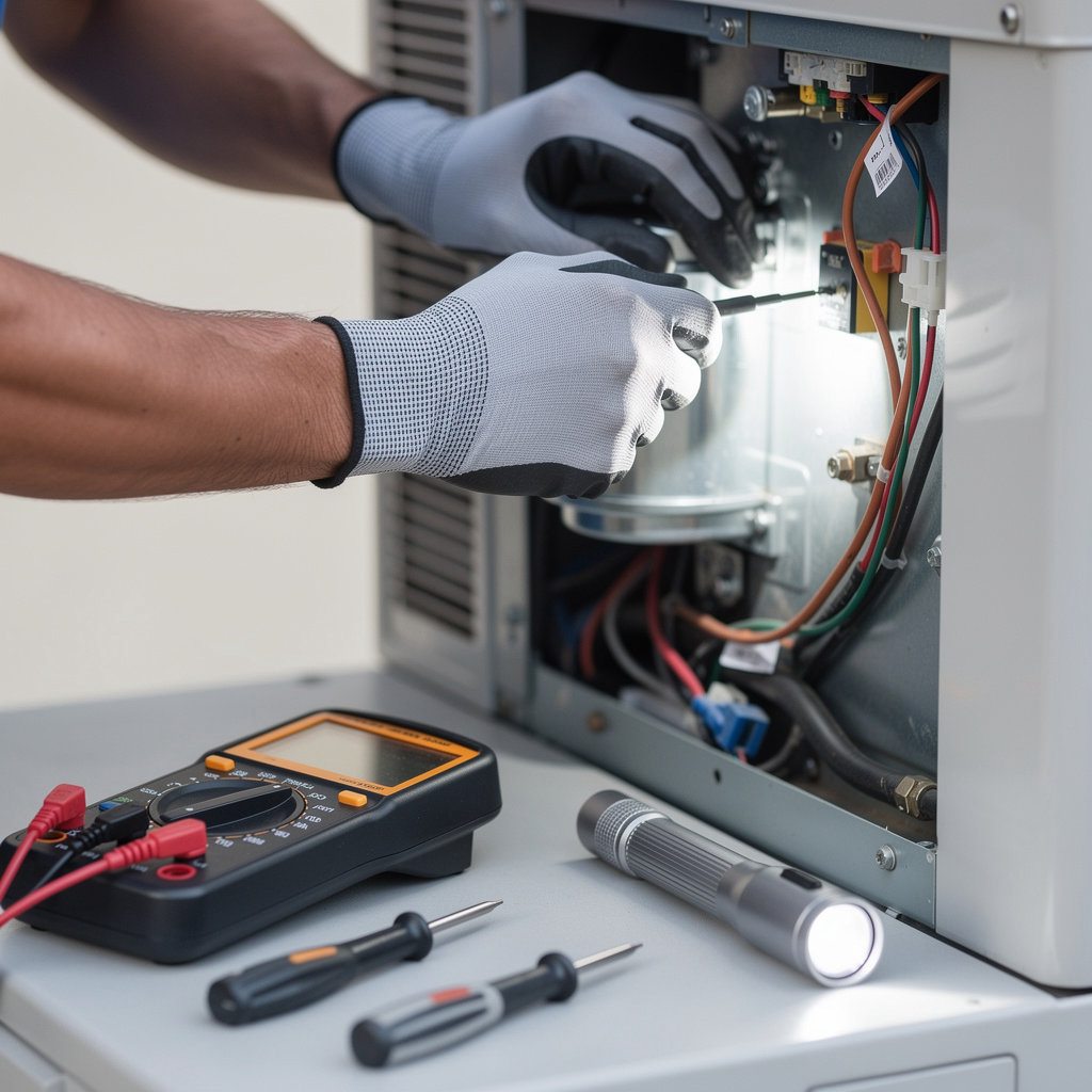 Phoenix HVAC Pros technician providing a clear, written estimate to a homeowner in Phoenix, AZ